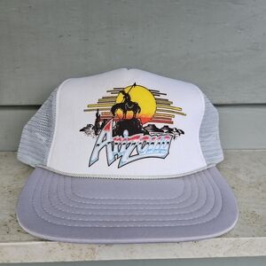 VTG Arizona Sunset Trucker Hat - White and Light Gray